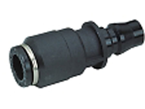 ●使用流体：空気●最高使用圧力：０．９ＭＰａ●使用真空圧力：−１００ｋＰａ●使用温度範囲：０〜６０℃（凍結なきこと）●ＲｏＨＳ対応●２０シリーズ プラグ●形状：ストレートチェック弁内蔵型タイプ●接続サ