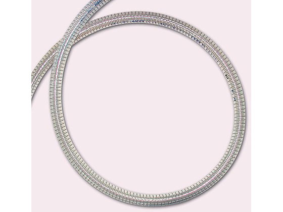 ●コード番号：Ｅ−ＳＪＳＰ−２５●スプリング構造●材質：内層／ＰＴＦＥ（四フッ化エチレン）、中間層・外層／特殊ウレタン系エラストマー、スプリング／ステンレス（ＳＵＳ３０４）●内径×外径：φ２５×φ３３