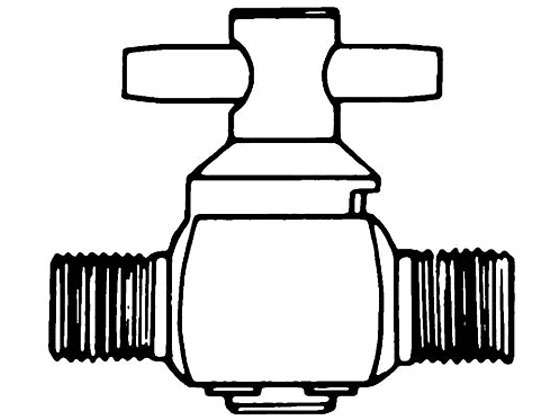 Merck 2-way valve 1 4�~1 4in. NPTM 1 Pk 1ST XX2604702