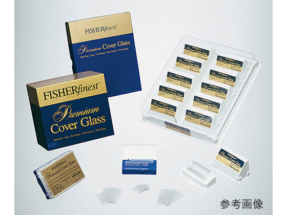 FisherScient �v���~�A���J�o�[�O���X 24�~30mm 1�I���X(��100��) 12-548-5G