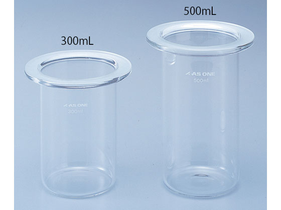 ●材質：硼珪酸ガラス−１●容量：５００ｍＬ●口内径×胴径×高さ：φ７５×φ８０×１５０±３ｍｍ●★フランジ外径：φ１１０ｍｍ●筒型●★※特注対応可●生産国：日本