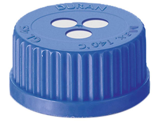 SCHOTT DURAN ねじ口瓶用キャップ(青GL-45用)5個入 017200-4571A 通販