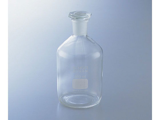 SCHOTT DURAN 試薬瓶(栓付き)(デュラン(R))白 100mL 211652407