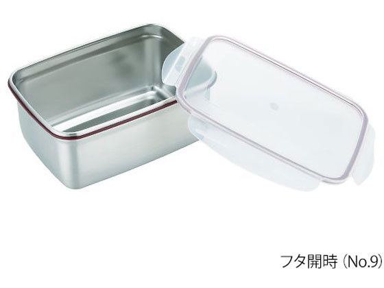 アズワン ステンレス角型容器(ロックタイプ)2000mL No.6-2 通販