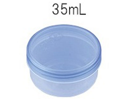 アズワン UG軟膏壺(UVカットクリアタイプ)青クリア 35mL 3-54 100個 3