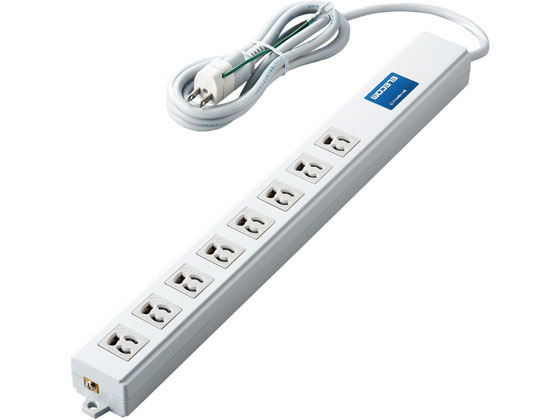 エレコム 電源タップ 2m 3P 8個口 ロング型 雷サージ T-H0620KFR 通販