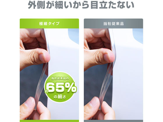 カーメイト ドアエッジ スリムモール クリア CZ494 通販【フォレスト