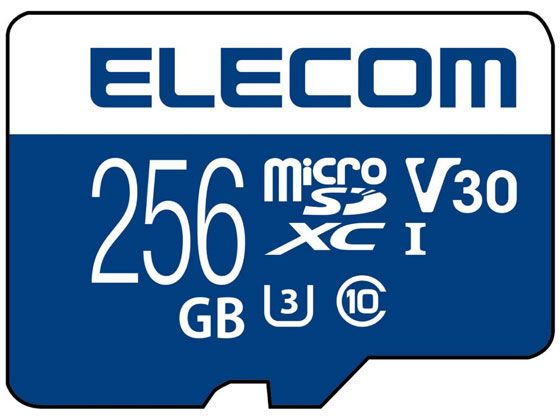 ●メモリ規格：microSDXC●スピードクラス：Class10、UHS-I、U3、V30●インターフェイス：microSD●メモリ容量：256GB●最大転送速度：読み出し/80MB/s、書き込み/6