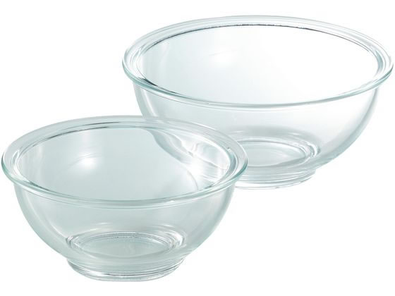 同梱セット　水グラスとガラスボウル ヒロショウ クラルテ 耐熱ガラス製 クッキングボウル 2点セット CTB-20