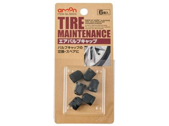 ●ねじ規格：ＪＩＳＤ４２０７（自動車タイヤネジ８Ｖ１）●サイズ：エアバルブキャップ／約直径１０．５×１３ｍｍ●材質：エアバルブキャップ／ポリプロピレン●内容物：エアバルブキャップ×６個