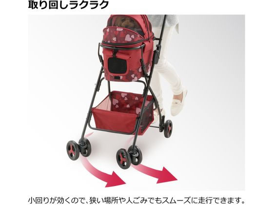 リッチェル ペットカート ミニモ グレー 通販【フォレストウェイ】