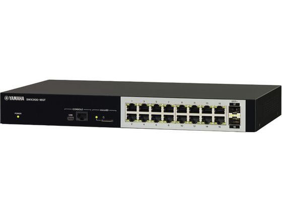 ●ＬＡＮポート数：１６（１Ｇ／１００Ｍ／１０Ｍ）●ＳＦＰ＋スロット数：２●ｍｉｃｒｏＳＤスロット：１スロット（ＳＤＨＣ対応）●コンソールポート：１ポート（ＲＪ−４５）、１ポート（ＵＳＢｍｉｎｉ−Ｂ）●