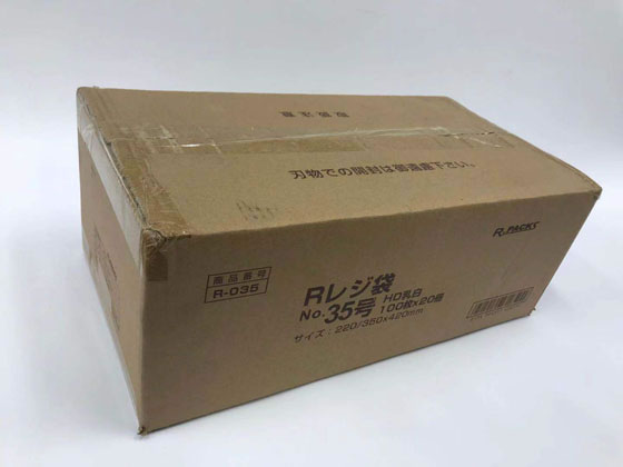 ●仕様：Ｍサイズ（関東サイズ２０号相当）●販売単位：１００枚×２０冊●材質：ＨＤＰＥ（高密度ポリエチレン）●色：乳白●厚さ：０．０１５ｍｍ●寸法：２２０／３５０×４２０ｍｍ●注文単位：１箱（２０００枚