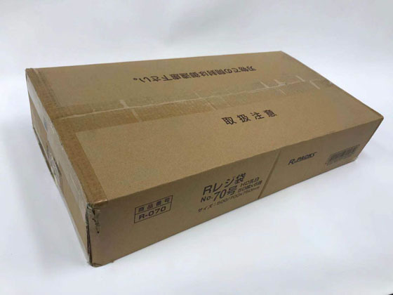 ●仕様：特大サイズ●１００枚×６冊●材質：ＨＤＰＥ（高密度ポリエチレン）●色：乳白●厚さ：０．０２５ｍｍ●寸法：５００／７００×７５０ｍｍ●注文単位：１箱（３００枚）