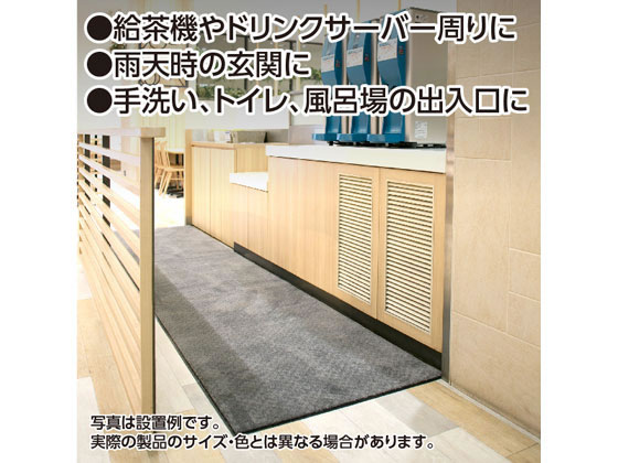 テラモト 雨天用マット ニューテラレイン 600×900 グリーン MR0250401