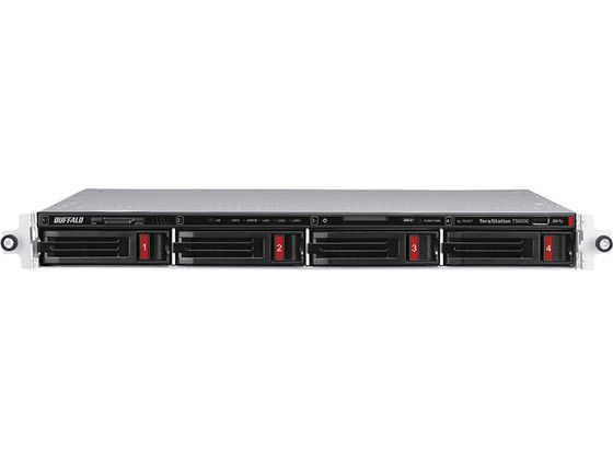 バッファロー 4ベイ ラックマウントNAS 8TB TS6400RN0804 通販