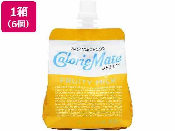 大塚製薬 カロリーメイトゼリー フルーティミルク味 215g×6個 通販