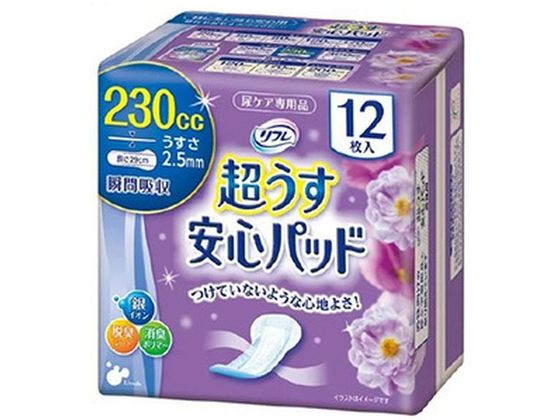 ●内容量：１２枚●成分【素材】表面材・・・ポリエチレン、ポリエステル不織布吸水材・・・高分子吸収材、吸水紙防水材・・・ポリエチレンフィルム止着材、結合材・・・スチレン系エラストマーなど伸縮材・・・ポリ