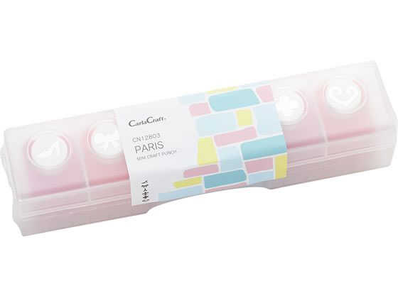 カール事務器 ミニクラフトパンチセット パリス CN12803 通販