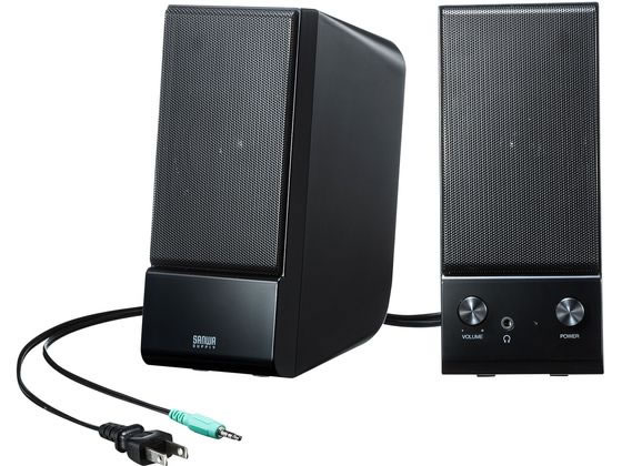 サンワサプライ マルチメディアスピーカー MM-SPL14BKN 通販