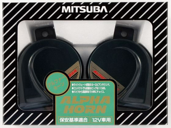 ●仕様：１２Ｖ ４Ａ×２●カラー：グリーン●本体サイズ：Ｗ１０４．０×Ｈ９９．５×Ｄ７３．０（ｍｍ）●音圧レベル：１１３ｄＢ／２ｍ ●周波数：Ｈｉ：４８０Ｈｚ／Ｌｏ：４００Ｈｚ ※取り付け方法・位置に