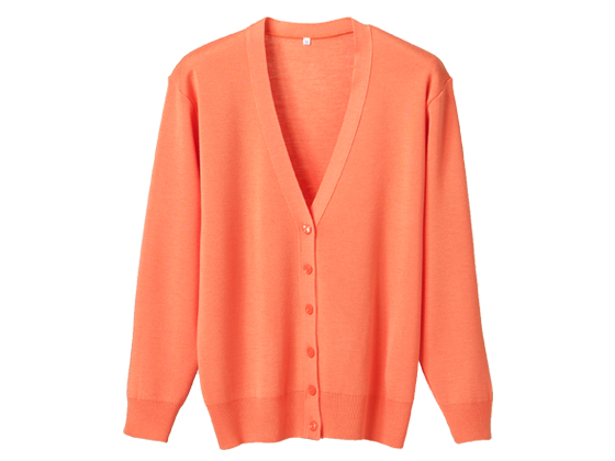 ディーフェイズ 抗ピル長袖カーディガン オレンジM D-1001 通販