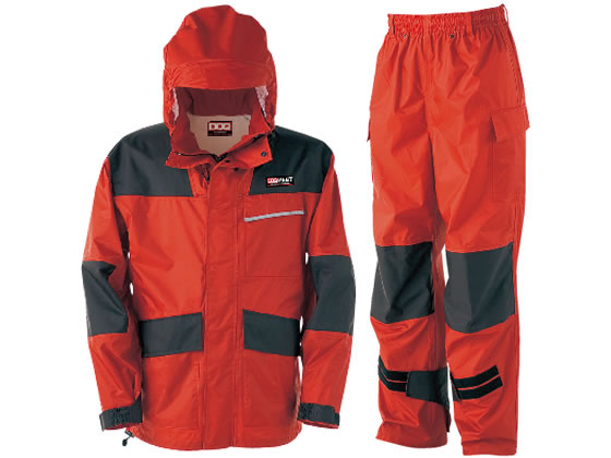 カジメイク KM00181LL 仕事合羽 オーロラレッド ＬＬ カジメイク 仕事合羽 LL オーロラレッド KM-001-81 通販【フォレスト