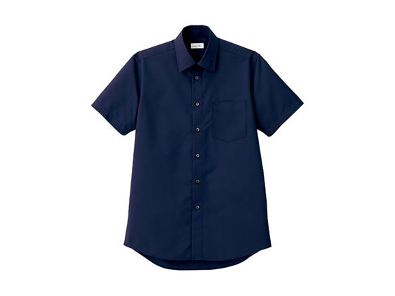 någonsstans 半袖シャツ M ネイビー ボンマックス メンズレギュラーカラー半袖シャツ ネイビー L FB5041M-8