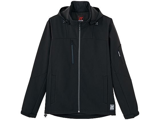 アイトス 裏フリース防風ジャケット ブラック 5L AZ-10312-010