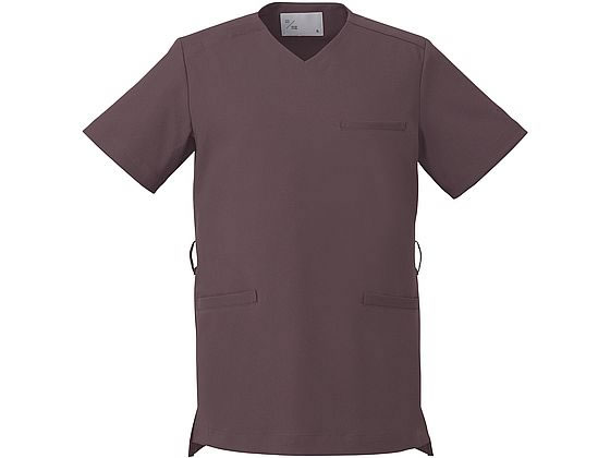 住商モンブラン スクラブ 兼用 半袖 チョコレートブラウン L UM502-BR