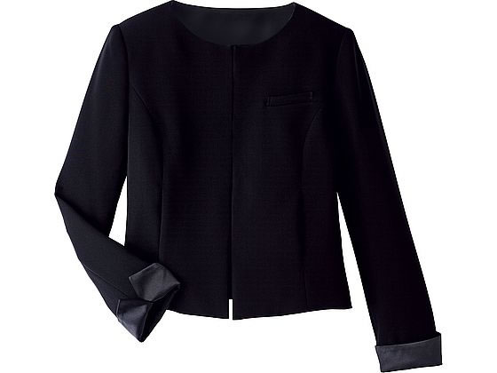 CounterBiz ノーカラージャケット ブラック 11号 9199-8 通販