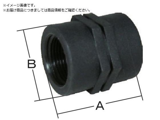 ●タイプ：六角ソケット●呼び径：１５Ａ（１／２）●寸法（ｍｍ）Ａ：３８●寸法（ｍｍ）Ｂ：３０●樹脂（ＰＰ）