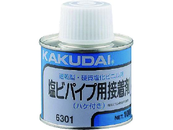 ●塩ビパイプ、トイ用の速乾性接着剤。フタ裏にハケが付き。●塩化ビニール樹脂系接着剤
