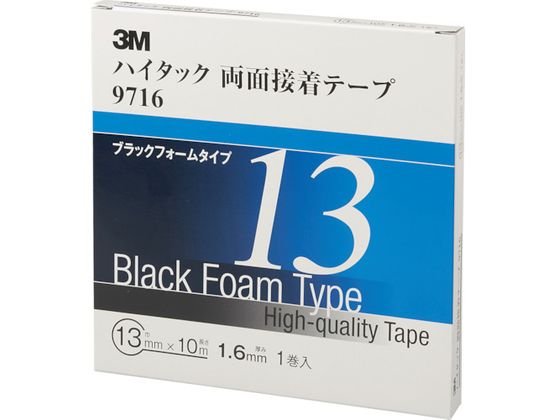 ●色：黒●幅（ｍｍ）：１３●長さ（ｍ）：１０●厚さ（ｍｍ）：１．６●基材：アクリルフォーム●粘着剤：アクリル系●プライマーには別売のＫ５００ ＡＡＤをご使用ください。●使用前にボディおよびモールなど、