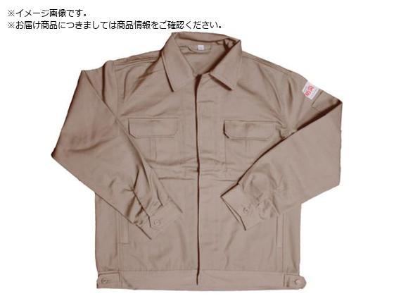 ●サイズ：４Ｌ●着丈×幅（ｍｍ）：７６０×５５０●タイプ：防炎●色：グレー●ＪＩＳ Ｌ １０９１ Ｅ法（ＬＯＩ値２９．８）●綿（防炎加工）●不燃ではないため、一般の防炎素材同様に炭化した部分に穴が開く