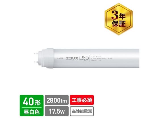 ecorica p ǌ`LEDv o40` F 5000K ^Cv ECL-LD40FAN