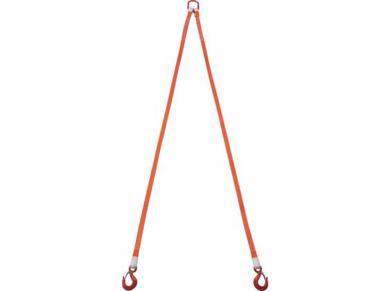●基本使用荷重（ｔ）：１●ベルト寸法（ｍｍ）幅×厚さ：２５×８●リーチ（ｍ）：２●フック色：オレンジ●アイ部幅（ｍｍ）：３０●アイ部長さ（ｍｍ）：８５●アイ部厚さ（ｍｍ）：９●縫製部長さ（ｍｍ）：２０