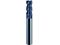 ウォーターミルズ/WM不等分割ラジアスエンドミル 20×45×104mm AlTiN/WSR440A2045104