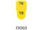 光/親子札 連番1~50 黄/KF969-4
