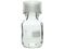 SCHOTT/DURAN/ねじ口瓶丸型白(デュラン(R))透明キャップ付 50mL