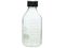 SCHOTT/DURAN/ねじ口瓶丸型白(デュラン(R))黒キャップ付 1000mL