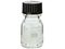 SCHOTT/DURAN/ねじ口瓶丸型白(デュラン(R))黒キャップ付 150mL