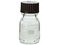 SCHOTT/DURAN/ねじ口瓶丸型白(デュラン(R))赤キャップ付 150mL