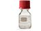 SCHOTT/DURAN/ねじ口瓶丸型白(デュラン(R))赤キャップ付 25mL