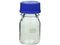 SCHOTT/DURAN/ねじ口瓶丸型白(デュラン(R))青キャップ付 100mL