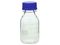SCHOTT/DURAN/ねじ口瓶丸型白(デュラン(R))青キャップ付 250mL