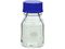 SCHOTT/DURAN/ねじ口瓶丸型白(デュラン(R))青キャップ付 150mL