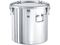 日東金属工業/ステンレス折りたたみ取っ手付密閉容器(クリップ式)100L/CTHF-47H
