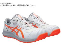 ASICS �E�B���W���u CP219 BOA �z���C�g �V���b�L���O�I�����W 25.0cm