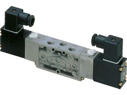 CKD �p�C���b�g��5�|�[�g�كZ���b�N�X�o���u4F220-08-DC24V